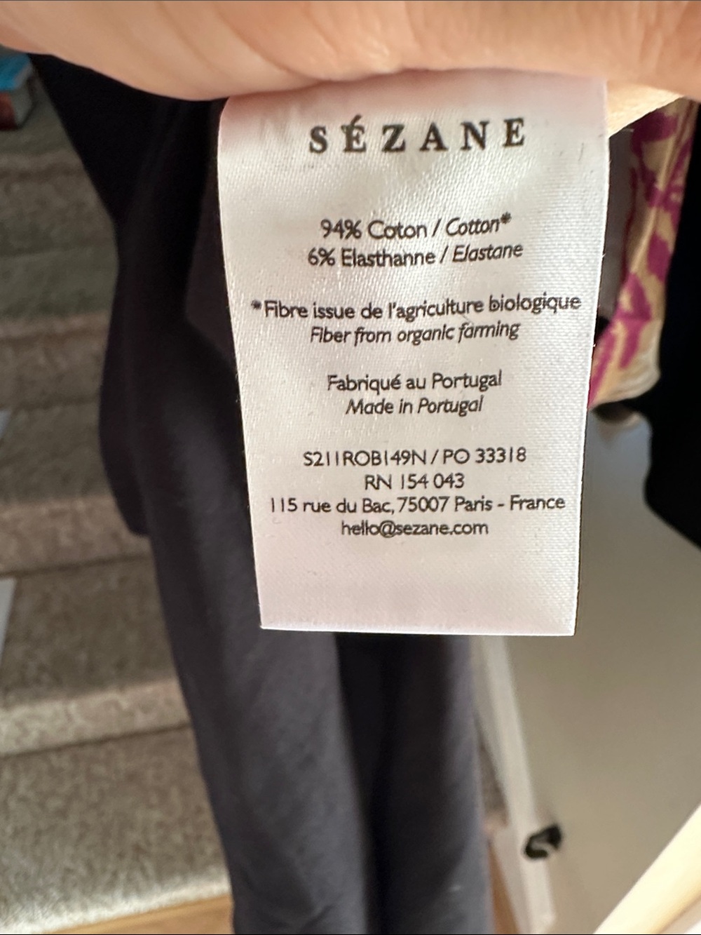 Sézane Pippi Midi Dress in black, sz medium, NWT - Picture 9 of 9
